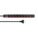 Lanview 1U 19 inch 8 port Type F/J, Référence: W128456519