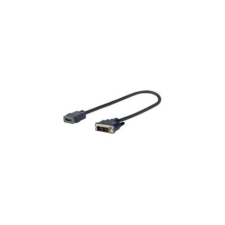 Vivolink PRO DVI -M - HDMI-F 0.2m Ref: PRODVIADAPHDMI