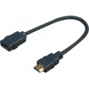 Vivolink Pro HDMI - HDMI- F 0,2m Ref: PROHDMIADAPHDMIF