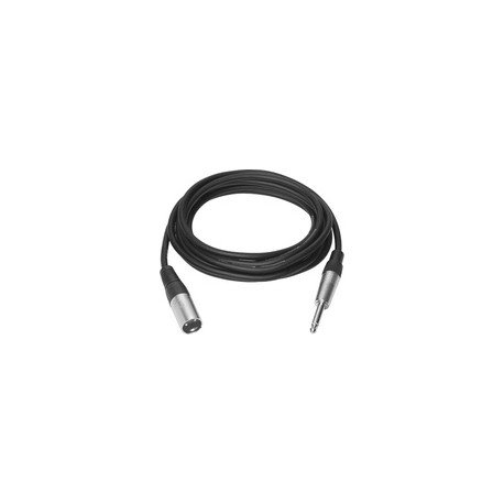 Vivolink XLR M to jack cable 5 m Black Ref: PROAUDXLRJACK5