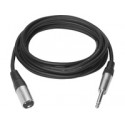 Vivolink XLR M to jack cable 5 m Black Ref: PROAUDXLRJACK5