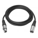 Vivolink XLR M/F cable 10 m Black Ref: PROAUDXLRMF10