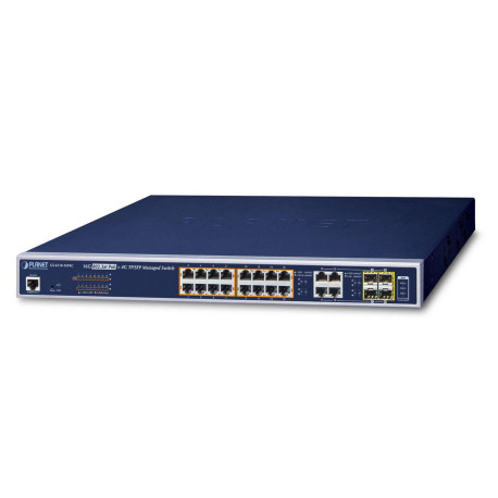 Planet IPv6/IPv4, 16-Port Managed Référence: GS-4210-16P4C