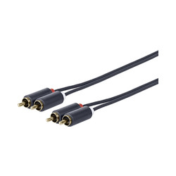 Vivolink 2 X RCA - 2 X RCA M-M 1.5 M Ref: PRORCARCA1.5
