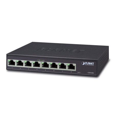 Planet 8-Port 1000Base-T Desktop Reference: GSD-805