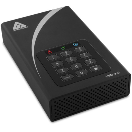 Apricorn 12TB Aegis Padlock DT Référence: ADT-3PL256-12TB