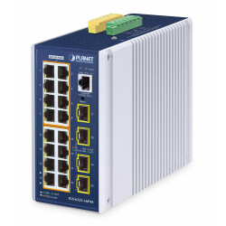 Planet IP30 DIN-rail Ind. L3 16 Port Référence: IGS-6325-16P4S