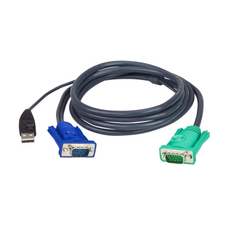 Aten KVM CABLE USB PC TO HD SWITCH Référence: 2L-5201U