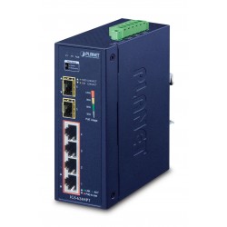 Planet IP30 6-Port Gigabit Switch Reference: IGS-624HPT