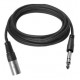 Vivolink XLR M - Stereo Jack 6.35mm 2 Reference: PROAUDXLRJACKS2