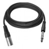 Vivolink XLR M - Stereo Jack 6.35mm 2 Reference: PROAUDXLRJACKS2