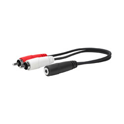 Vivolink 3.5MM Female to RCA Male Reference: PROMJFRCAM0.2
