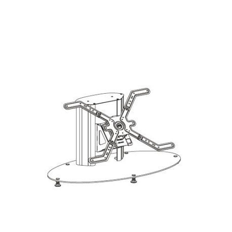 Erard Pro PLASMATECH socle fixe H:40cm Référence: 400451-ERARD