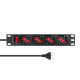 Lanview 1U 10 inch 4 port Type F/J Reference: W128456515