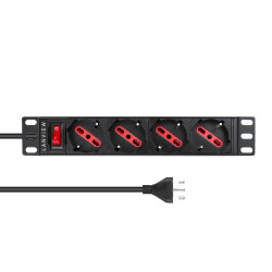 Lanview 1U 10 inch 4 port Type F/J Reference: W128456515