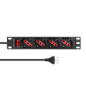 Lanview 1U 10 inch 4 port Type F/J Reference: W128456515