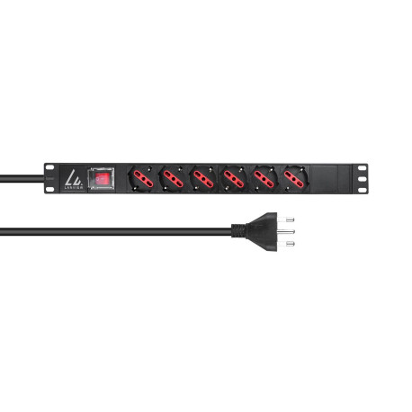 Lanview 1U 19 inch 6 port Type F/J, Reference: W128456518