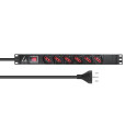 Lanview 1U 19 inch 6 port Type F/J, Reference: W128456518