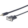 Vivolink 3.5MM - D-Sub9 M-F 25 Meter Référence: PROMJDSUB9-25