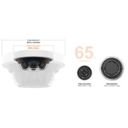 Hanwha P Series 4MP x 4, AI, IR mini Reference: W128803356
