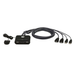 Aten 2-Port USB FHD HDMI Cable KVM Référence: W126745834