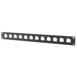 Lanview 1U rack panel with 12 holes Référence: W129254932