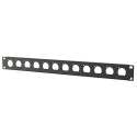 Lanview 1U rack panel with 12 holes Référence: W129254932