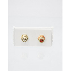Vivolink Outlet Panel 2xRCA Audio Reference: WI221285