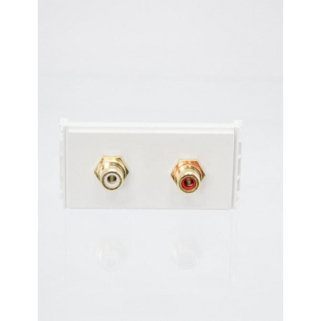 Vivolink Outlet Panel 2xRCA Audio Reference: WI221285