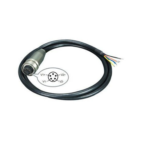 Planet 5-pin M23 Female to bare Référence: CB-M23F5F-120