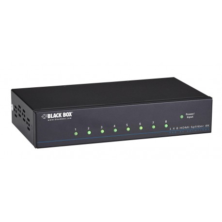 Black Box 1 X 8 HDMI SPLITTER, 4K Référence: VSP-HDMI1X8-4K