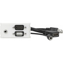 Vivolink Outlet Panel HDMI, USB, AUD Reference: WI221294