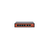 Wi-Tek 4FE POE OUTPUT+1FE POE Référence: W128319773