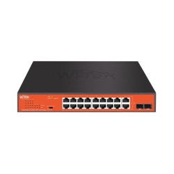 Wi-Tek 16GE POE + 2 COMBO SFP FULL Référence: W128319813