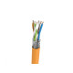 BKT Elektronik S/FTP LSOH CAT7 ORANGE 23AWG Référence: W128316616