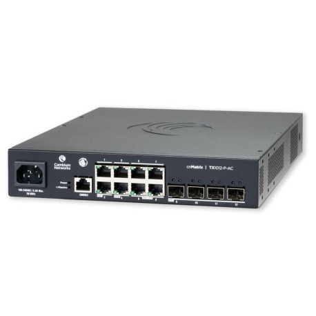 Cambium Networks cnMatrix Switch TX1012-P-AC Référence: W129131277