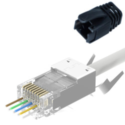 Lanview RJ45 STP plug Cat6A/Cat7 for Référence: W126364534