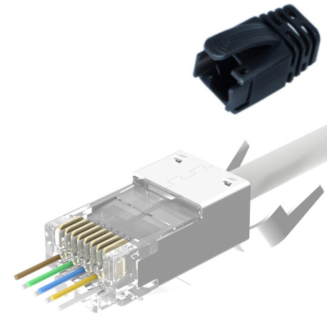 Lanview RJ45 STP plug Cat6A/Cat7 for Référence: W126364534