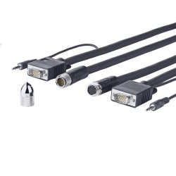 Vivolink Pro VGA + Audio Cross Wall 10M Reference: PROVGASCW10