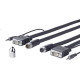 Vivolink Pro VGA + Audio Cross Wall 15M Reference: PROVGASCW15