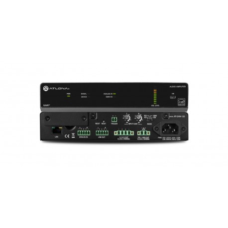 Atlona 120W Amplifier, 4/8 Ohm x2, Référence: AT-GAIN-120