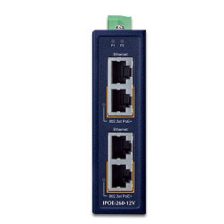 Planet Industrial 2-port 10/100/1000T Reference: IPOE-260-12V